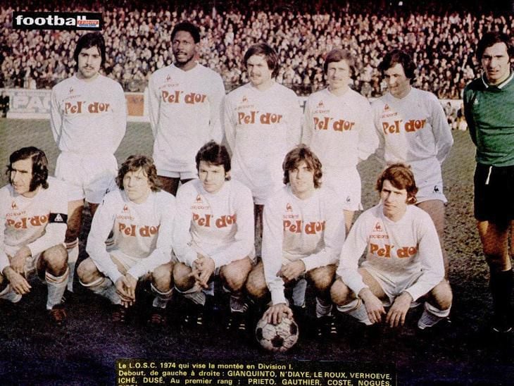 Lille 1973-1974 Prieto capitán