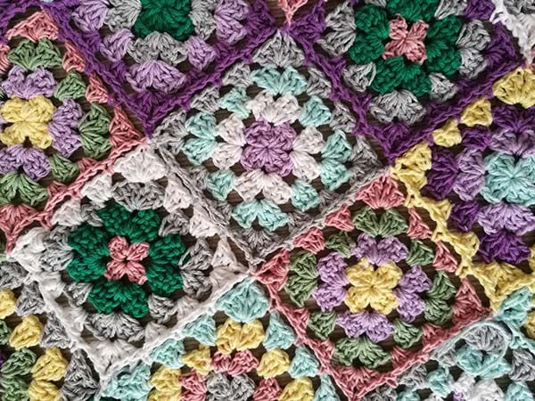 granny squares crochet cuadrados abuela