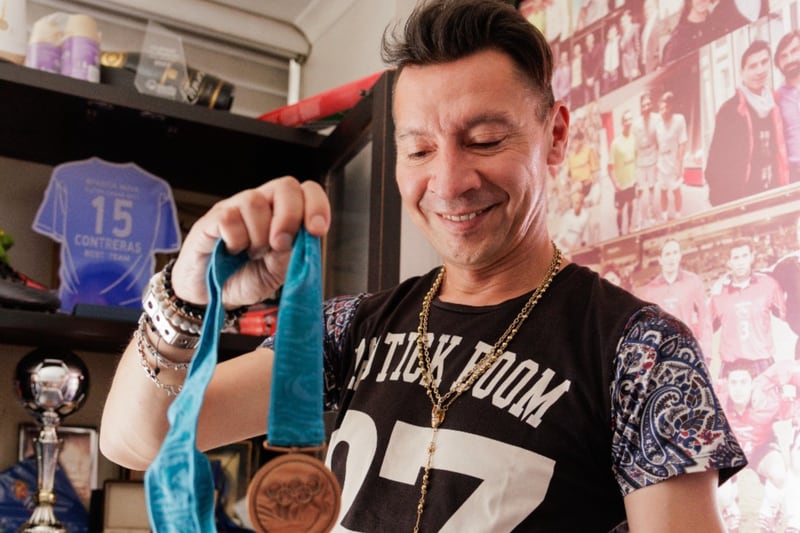 Uno de los primeros logros de Contreras en la Roja fue ser medallista olímpico.
