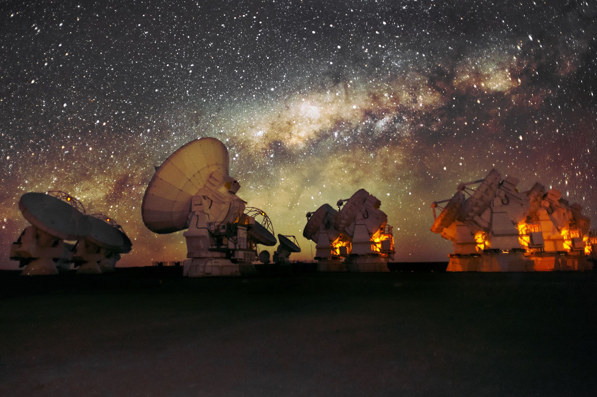 ALMA. Foto: ESO.