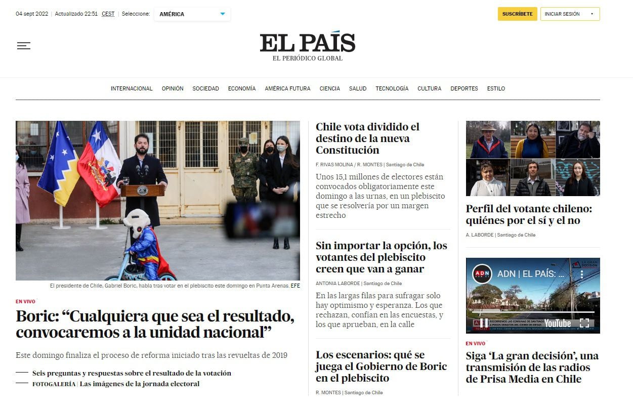 Cobertura El País