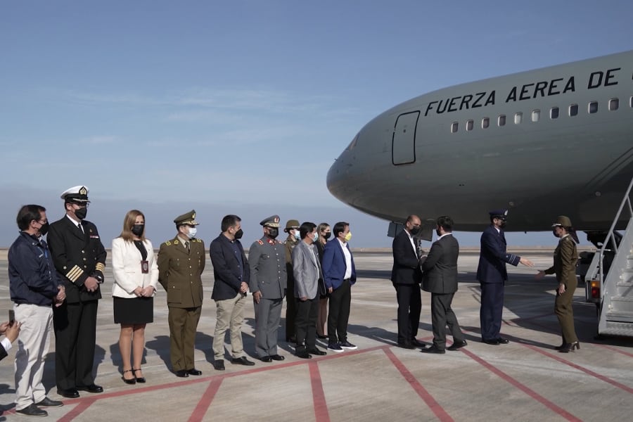 Gabriel Boric llega a Arica