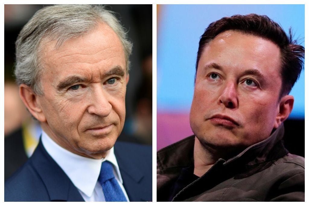 Bernard Arnault y Elon Musk