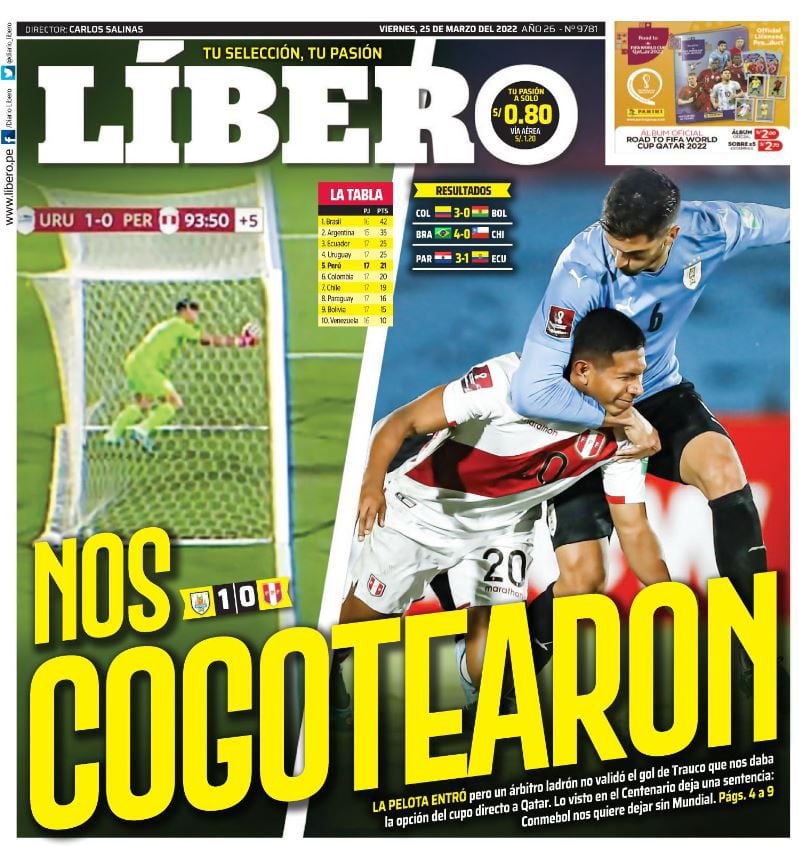 Portada Líbero