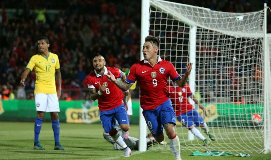 Chile venció a Brasil en la primera fecha de las eliminatorias para Rusia 2018