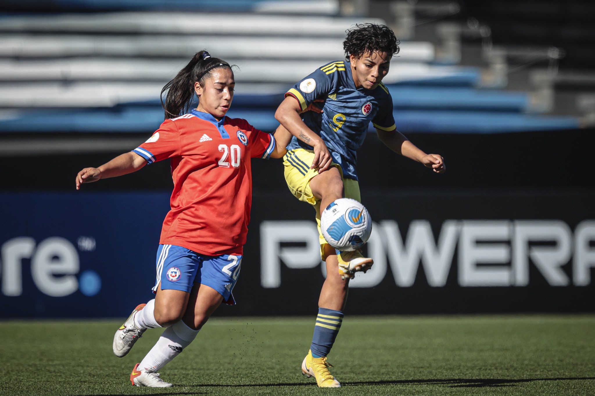 Ante Colombia, Chile tuvo su segundo partido en el cuadrangular final. FOTO: CONMEBOL