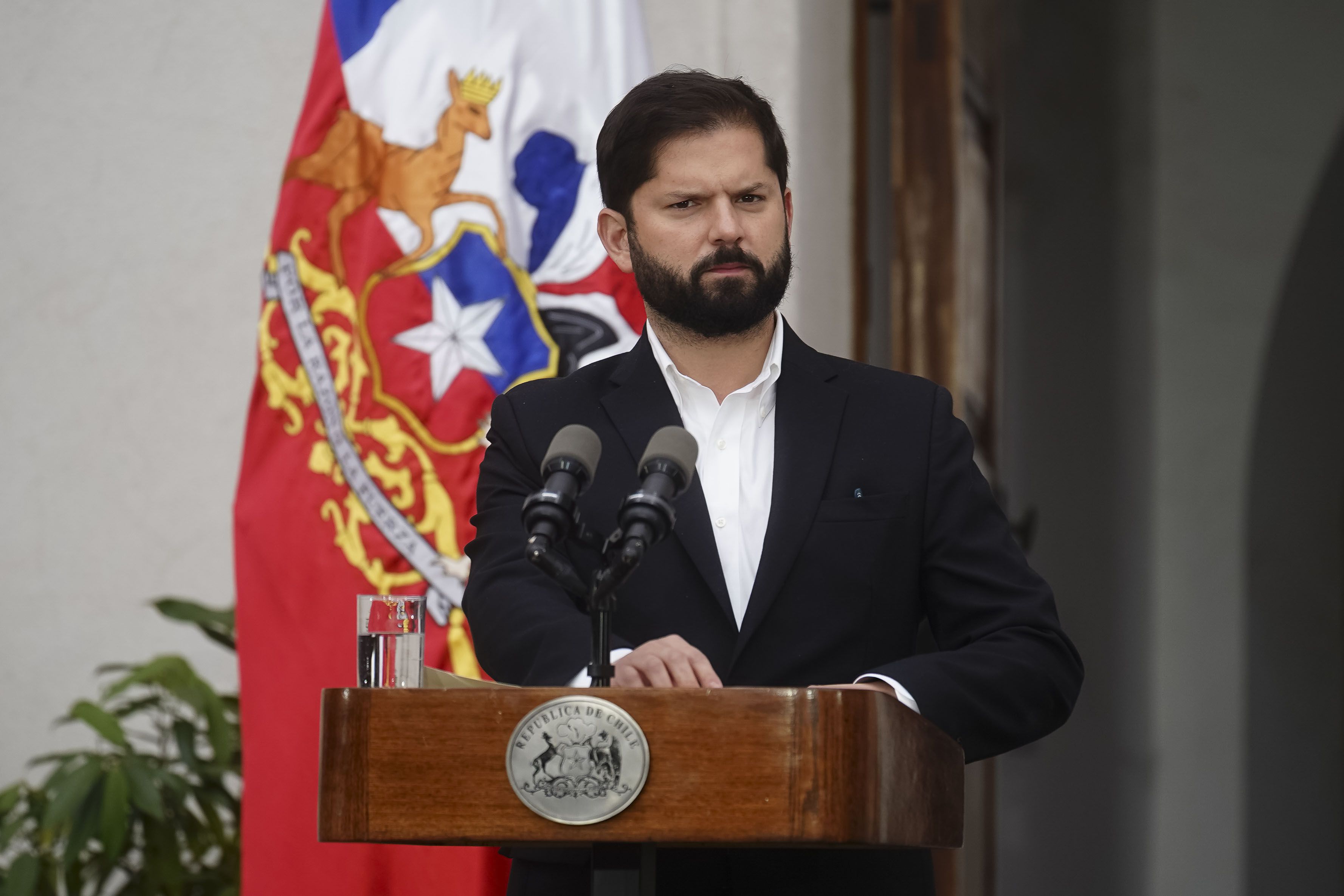 PRESIDENTE GABRIEL BORIC, REALIZA DISCURSO EN CONMEMORACION AL 18 DE OCTUBRE