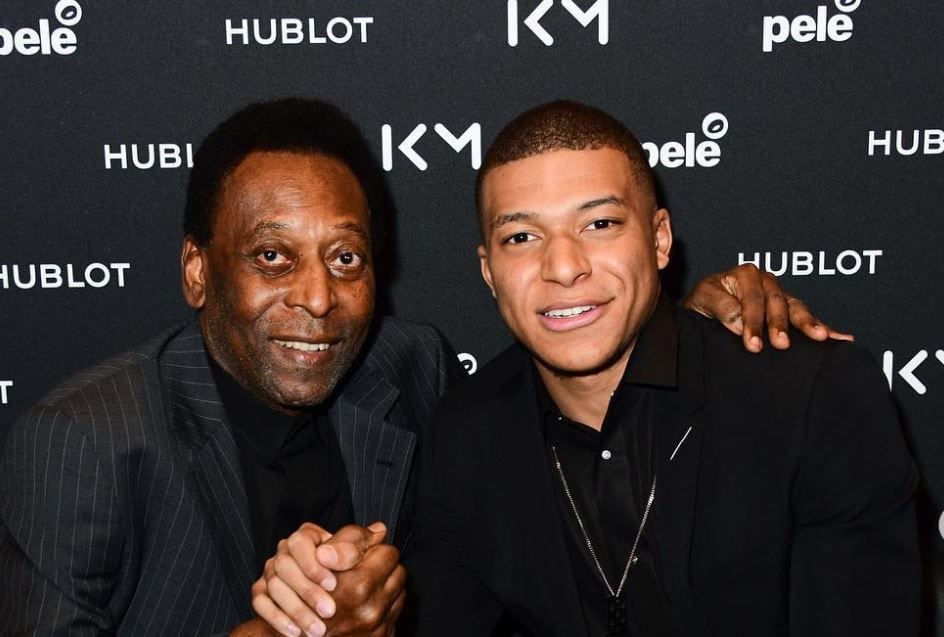 Kylian Mbappé pidió oraciones para la pronta recuperación de Pele.