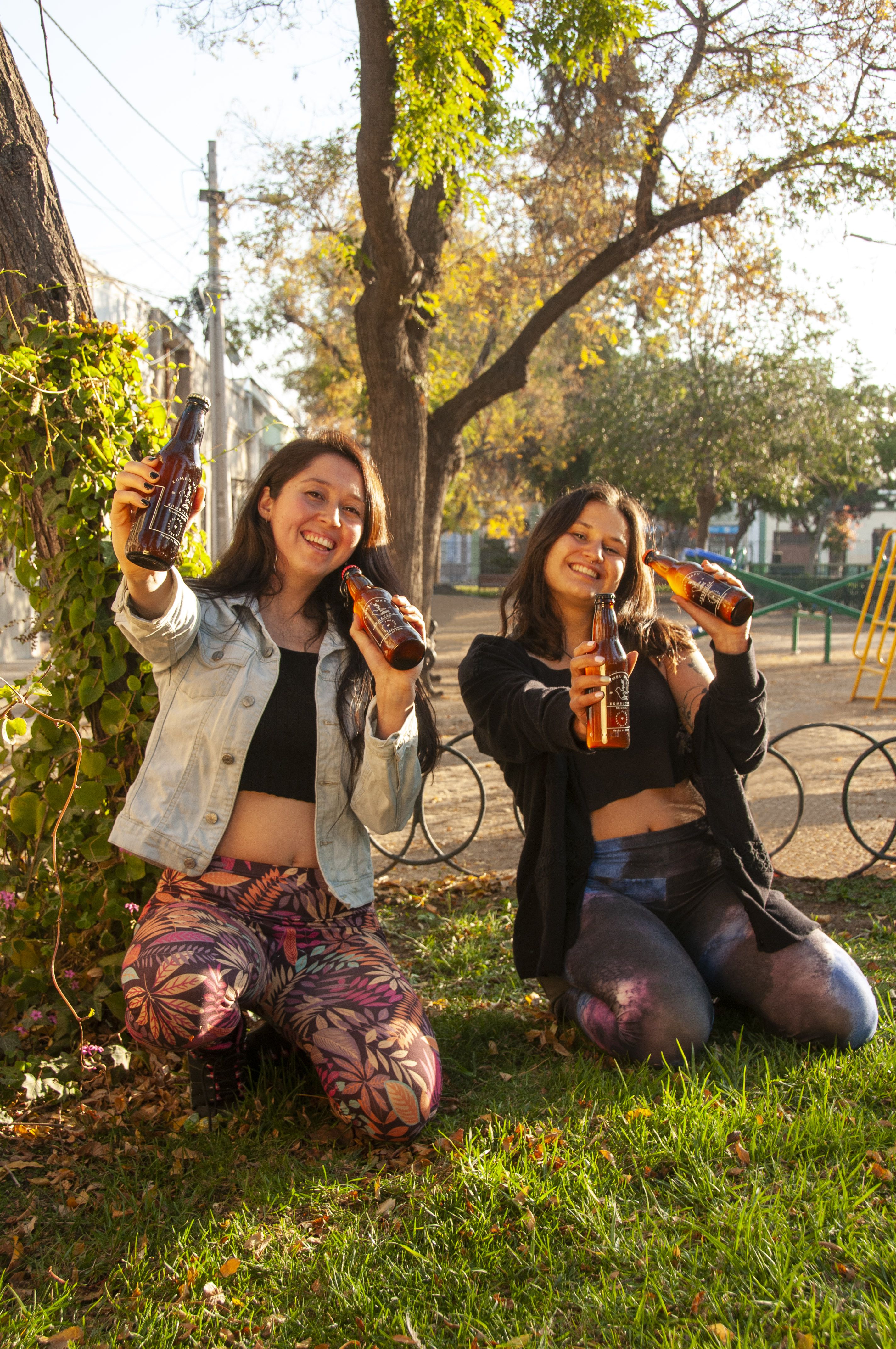 Romina y Stephanie Larraín, kombucha