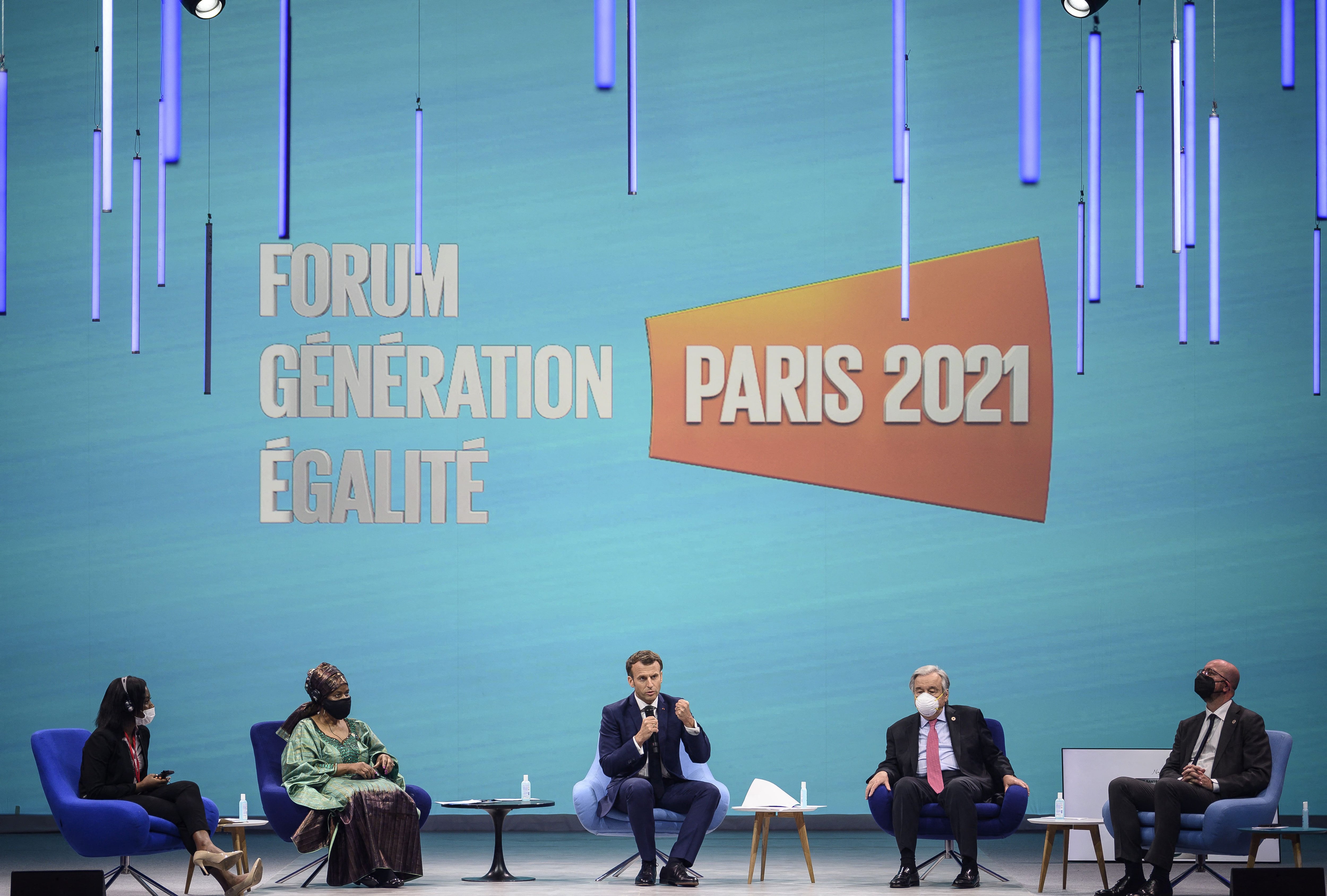 President Macron At Generation Equality Forum - Paris