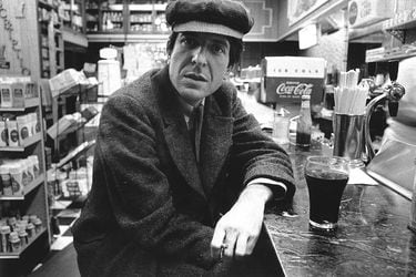 Singer-songwriter Leonard Cohen Poses For Portrait