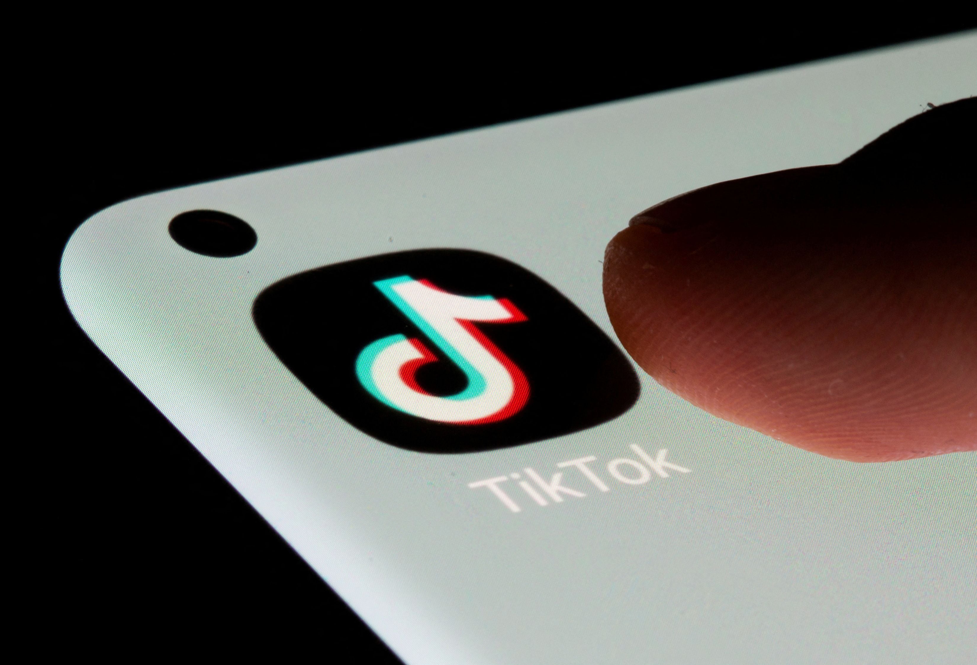 FILE PHOTO: TikTok app is seen on a smartphone in this illustration