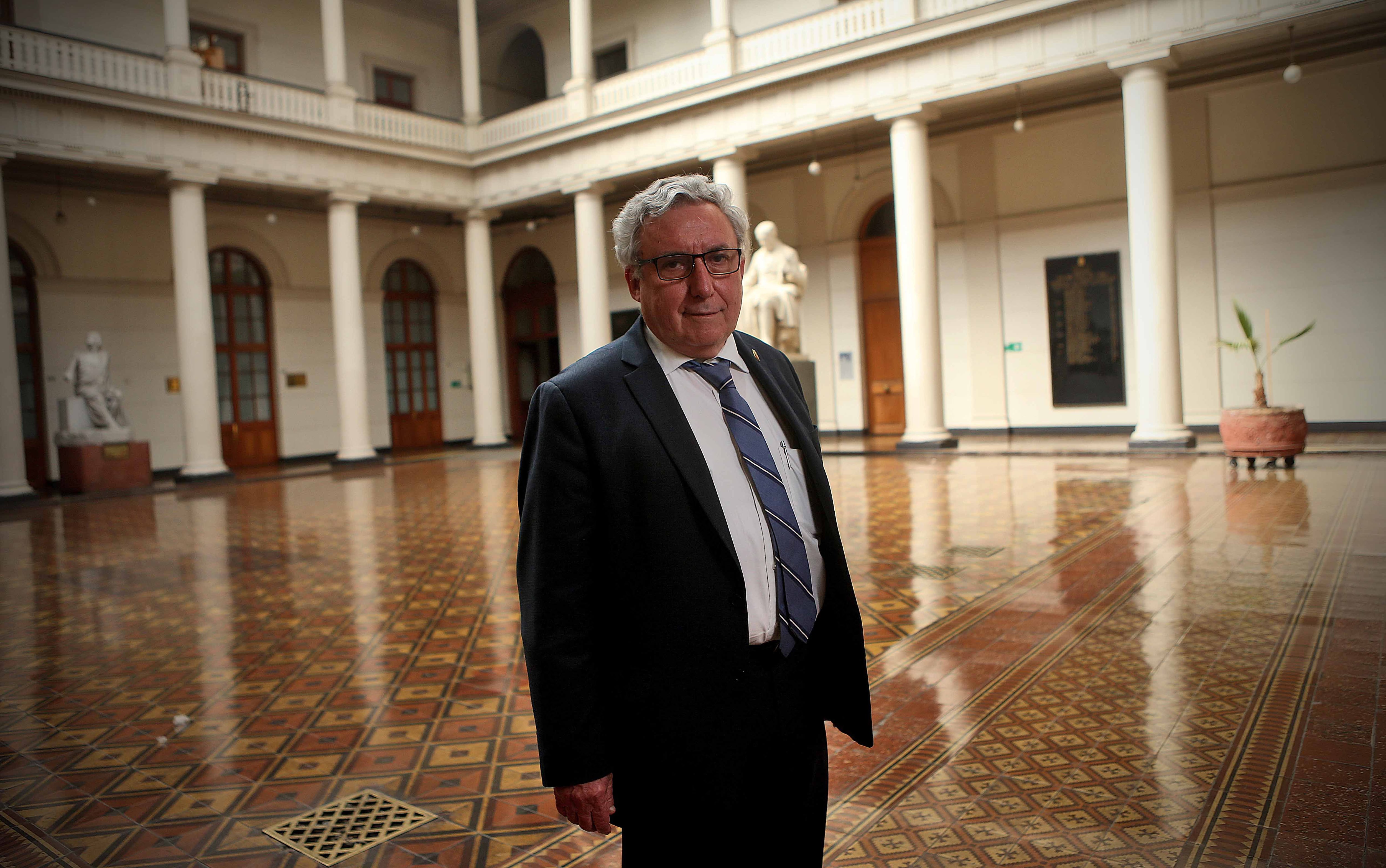 Ennio Vivaldi, rector de la Universidad de Chile