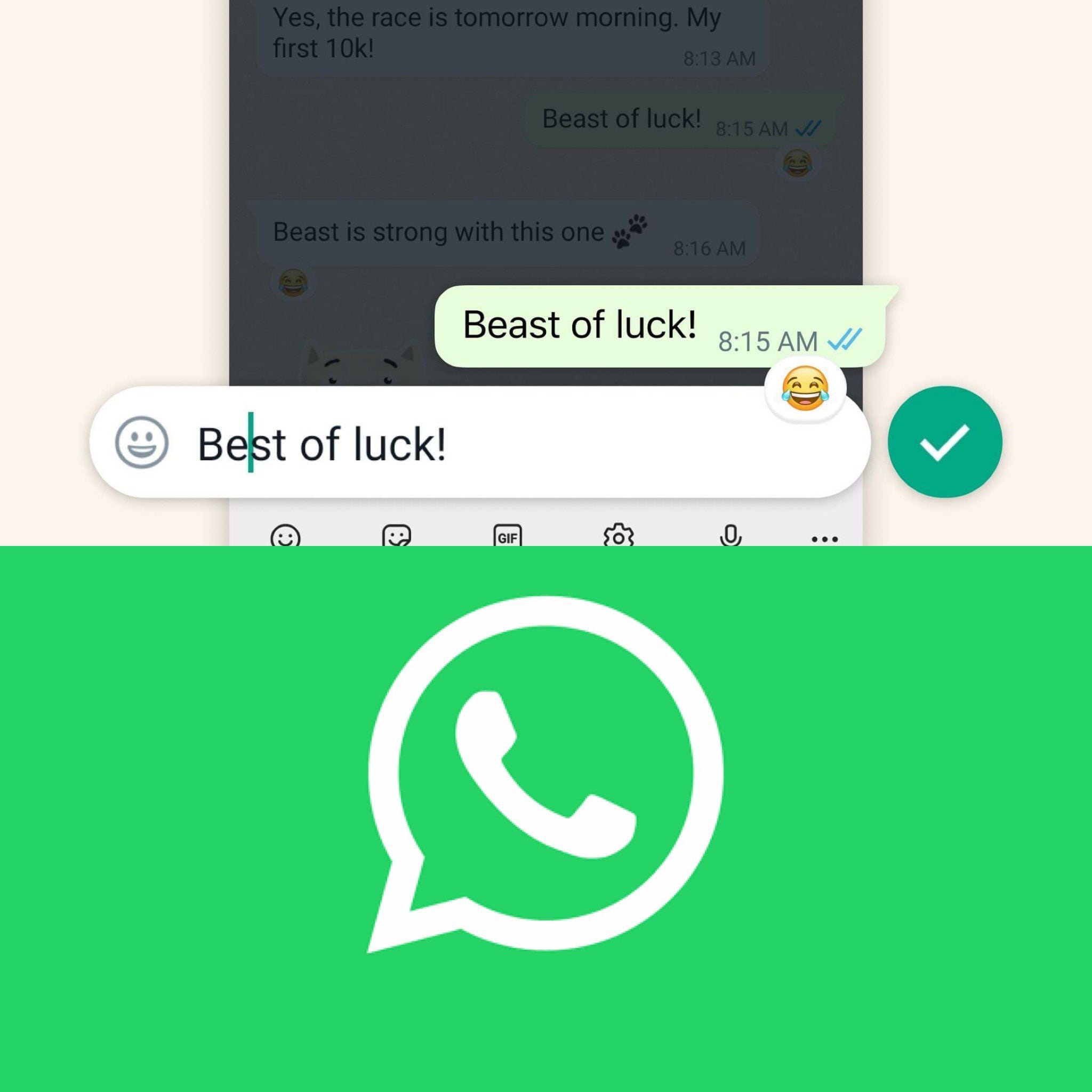 Ahora podrás editar mensajes de WhatsApp hasta 15 minutos después de enviarlos