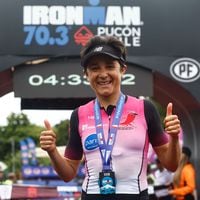 Bárbara Riveros deja atrás su grave accidente y logra un emotivo podio en el Ironman de Pucón 2024