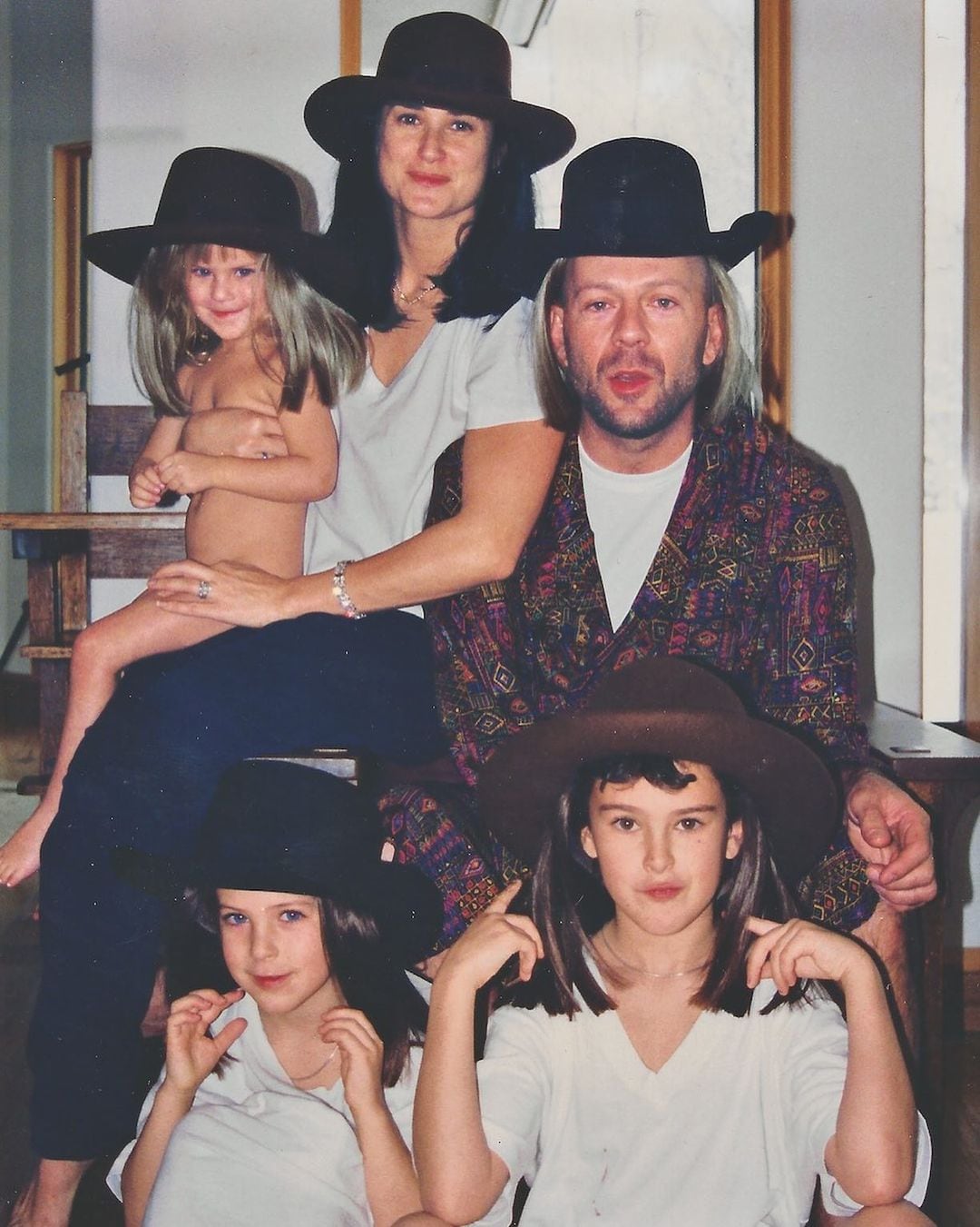 Bruce Willis, Demi Moore y sus hijas