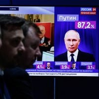 Putin se proclama ganador, con el 87% de los votos y advierte que “nadie podrá con Rusia”