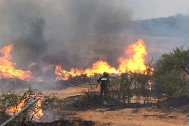 VILLA ALEMANA - Incendio Forestal Alerta Roja