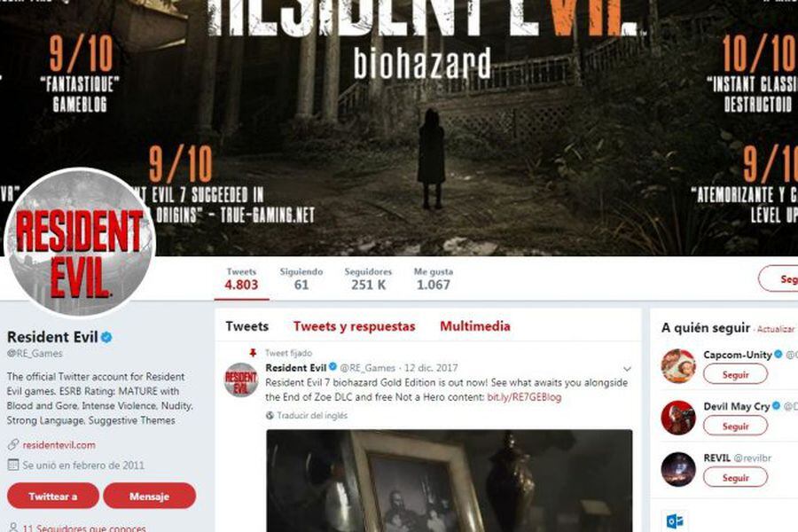 Fans De Resident Evil - Biohazard - Hace 4 días publiqué capturas