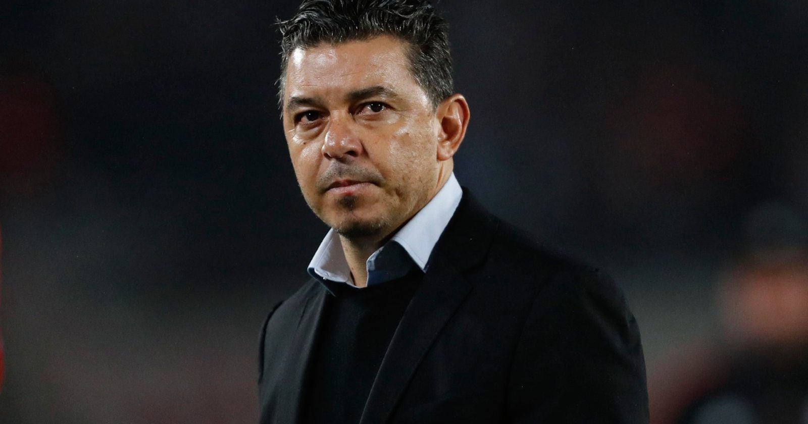 Marcelo Gallardo, cuando dirigía a River Plate.