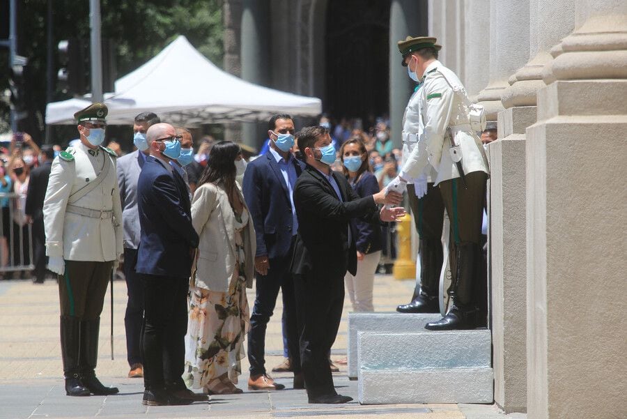 Gabriel Boric en La Moneda