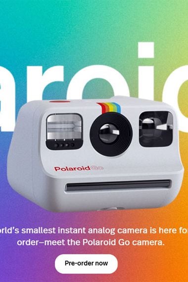 Polaroid Go: la cámara instantánea más pequeña del mundo