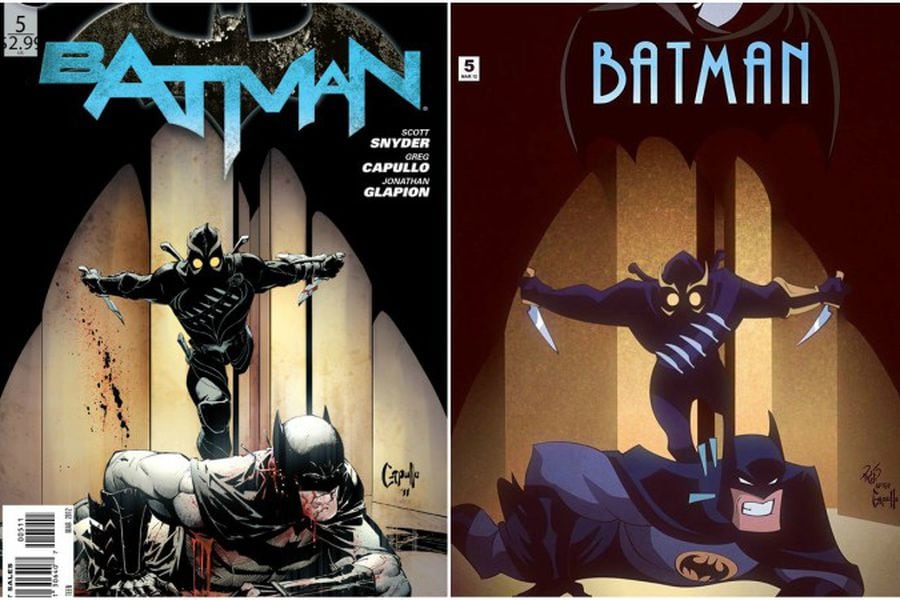 10 portadas de los cómics de Batman en el estilo de la serie animada - La  Tercera