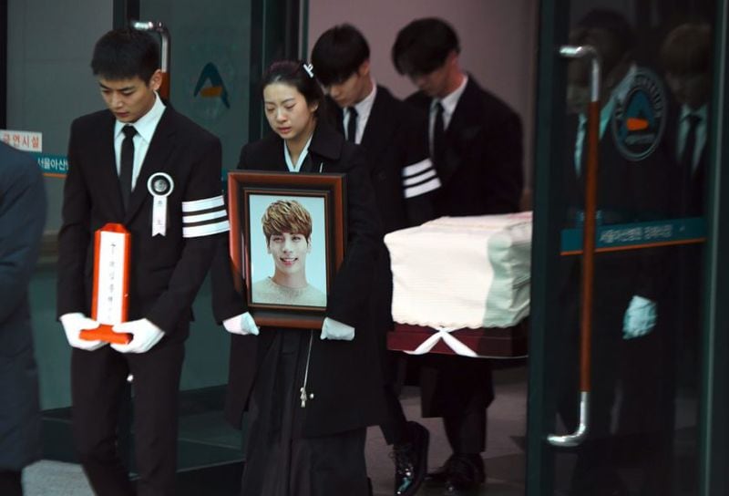 El Masivo Funeral De Jonghyun La Joven Estrella Del K Pop Que Terminó Con Su Vida La Tercera 2382