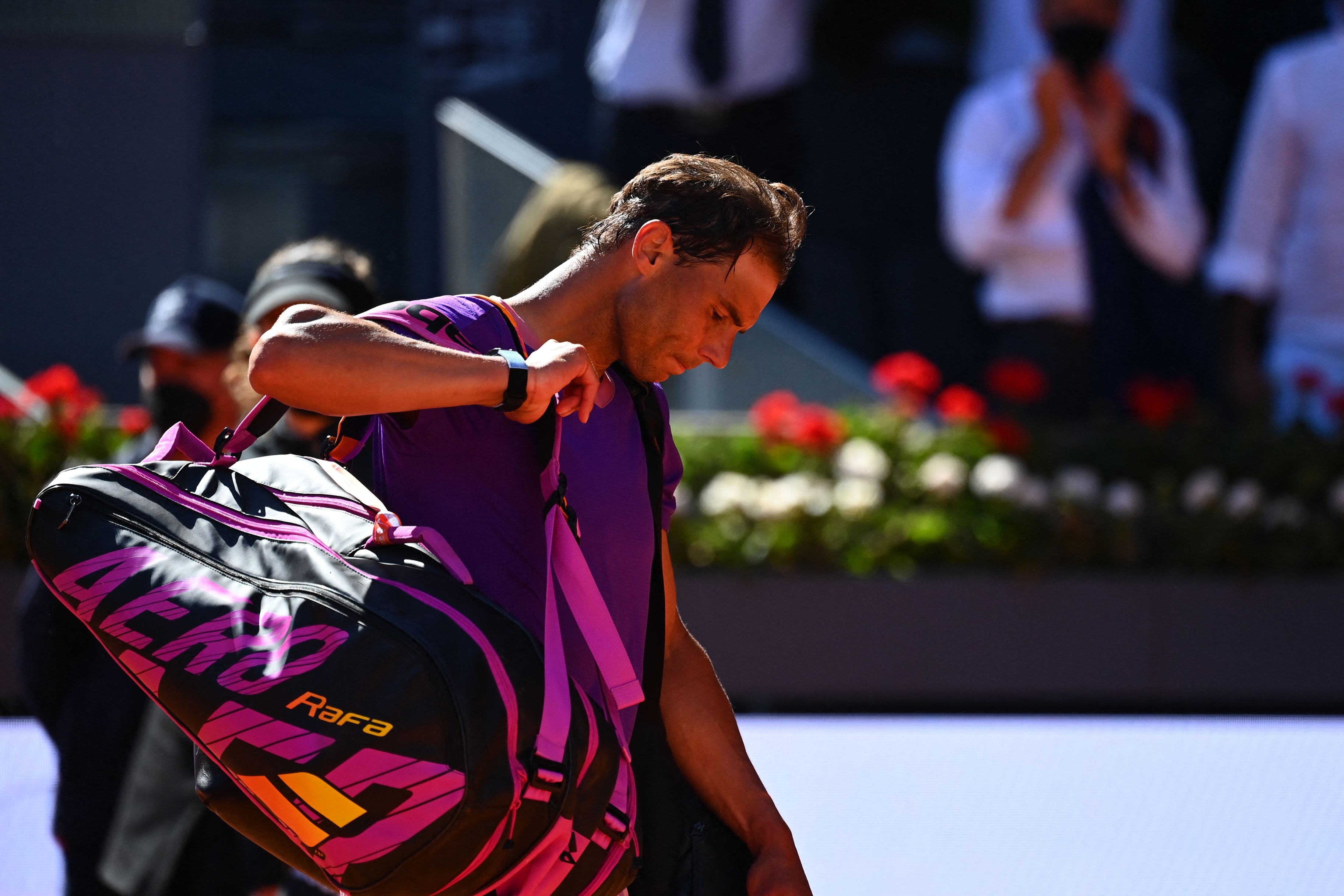 Rafael Nadal quedó eliminado del Masters 1000 de Madrid tras caer en dos sets contra Alexander Zverev.