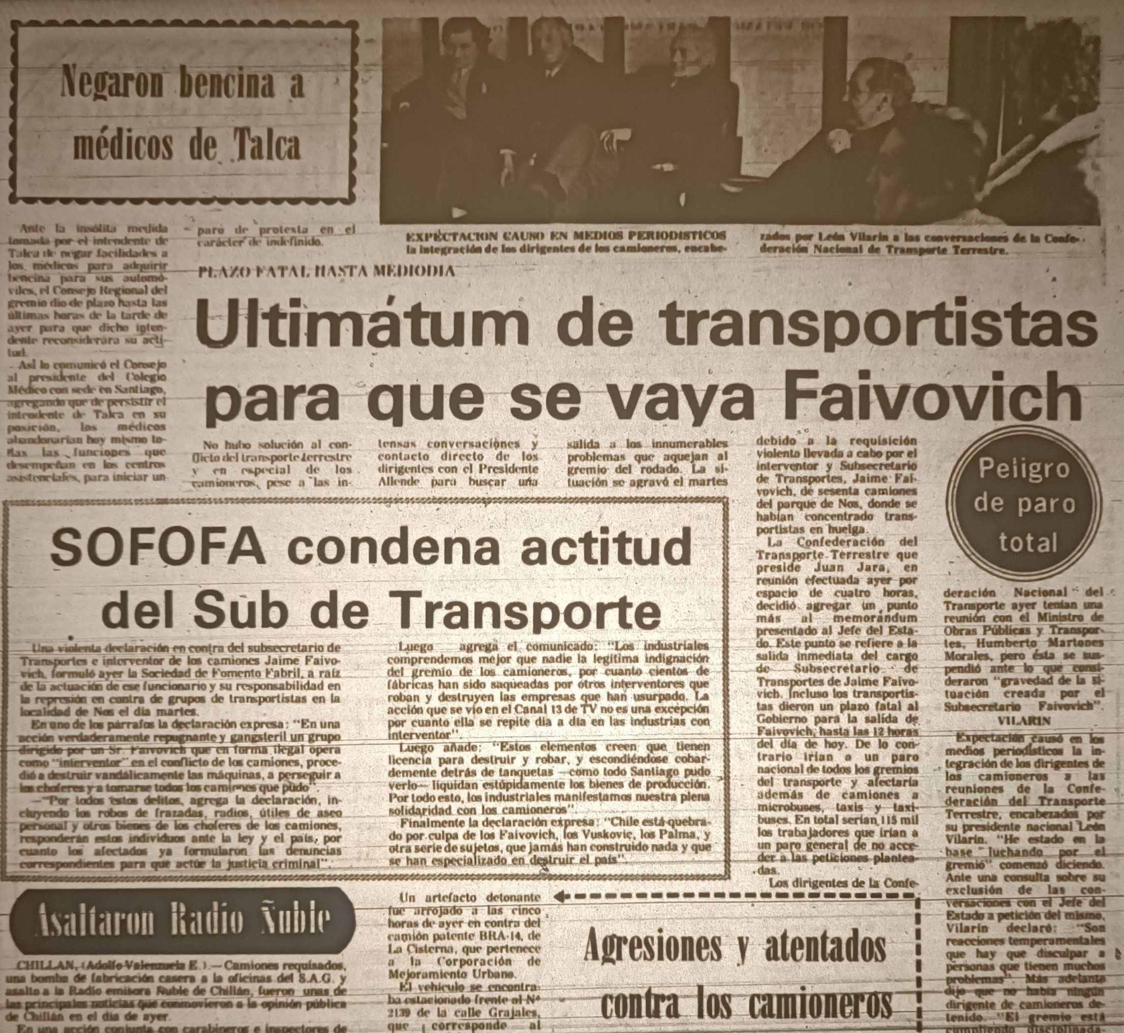 La Tercera, 2 de agosto de 1973