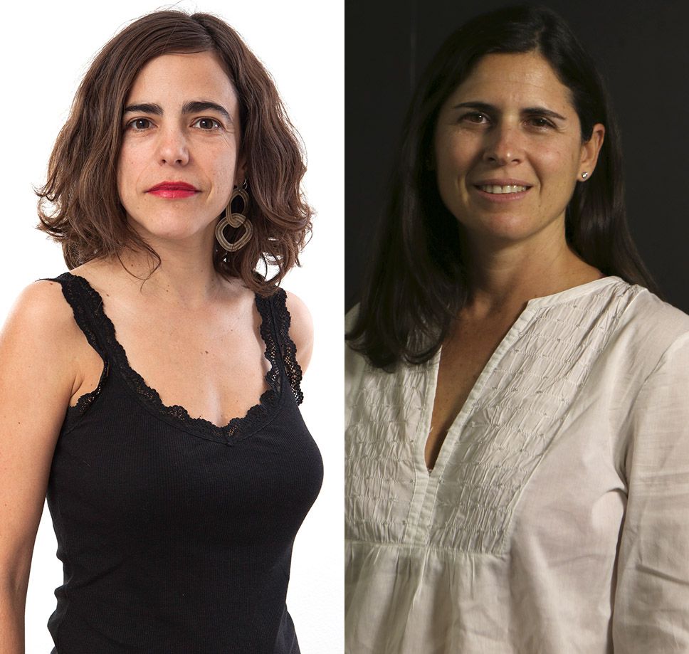 Alejandra Cortázar y Silvia Eyzaguirre.