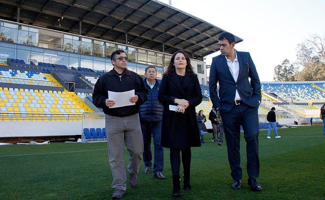 Martín Iribarne en la cancha del Sausalito.