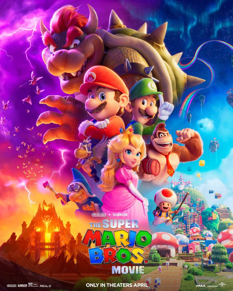 Aquí tienen un nuevo póster para la película de Super Mario Bros La