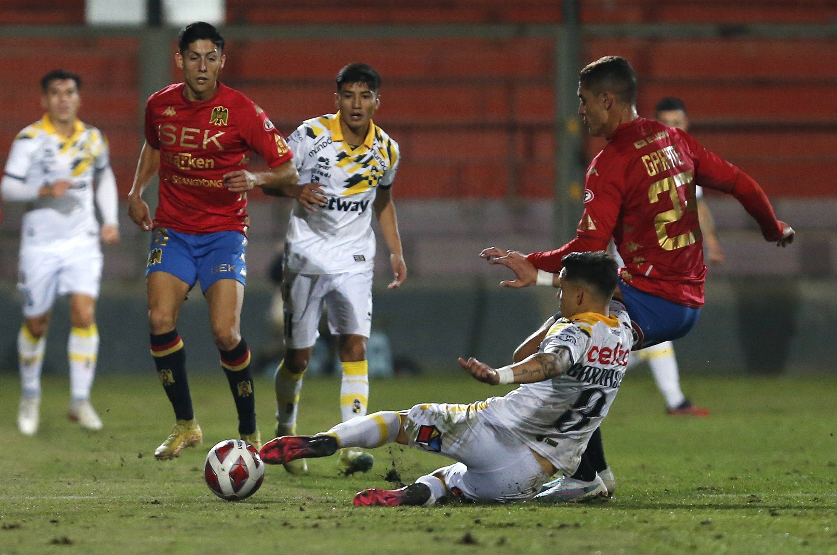 Leandro Garate, de Unión Española, marcó ante Coquimbo Unido, su exequipo.