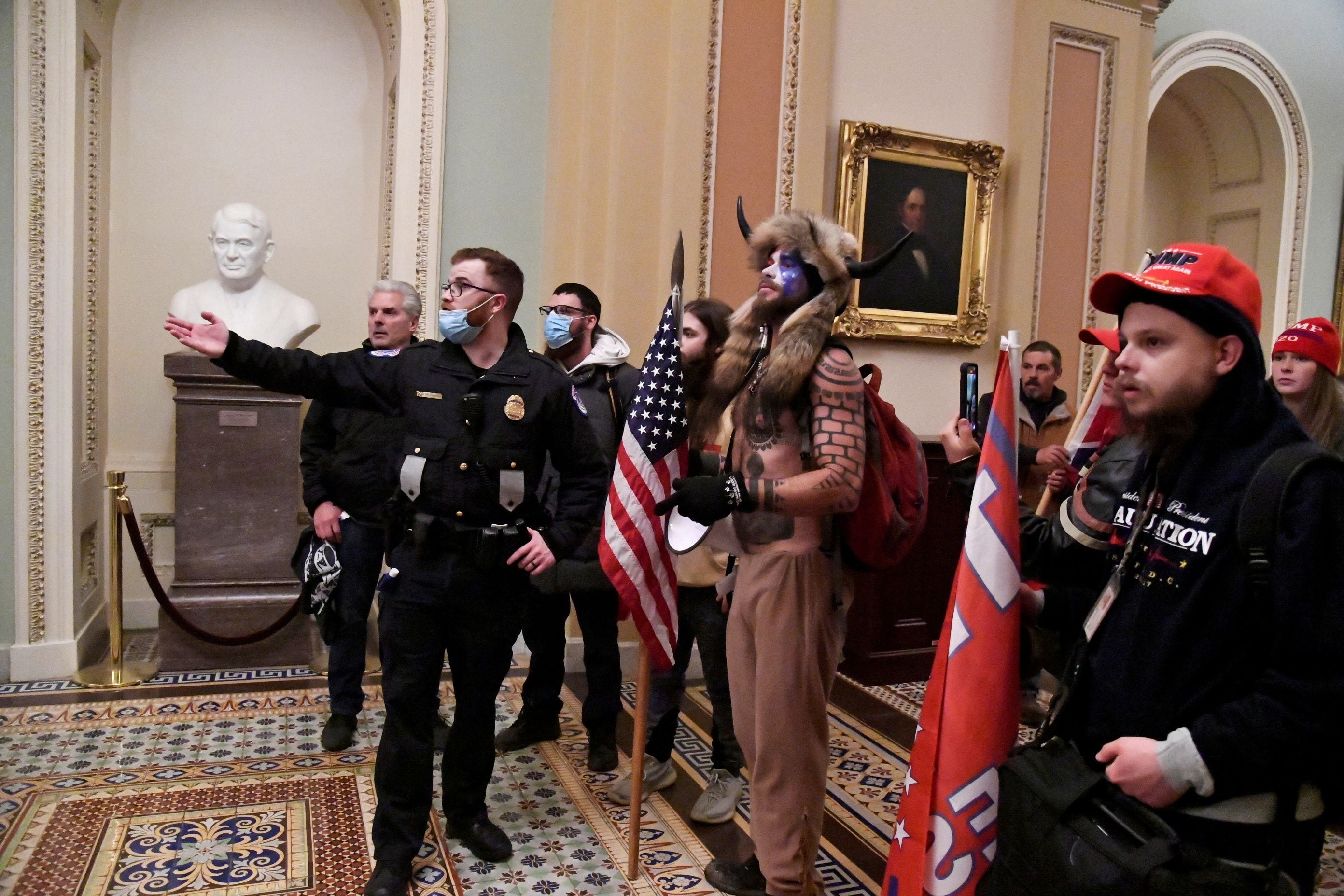 FILE PHOTO: Trump supporters breach the US Capitol