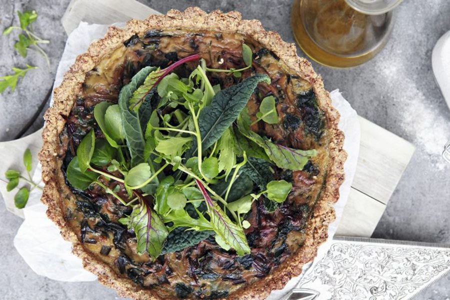 Quiche de betarragas