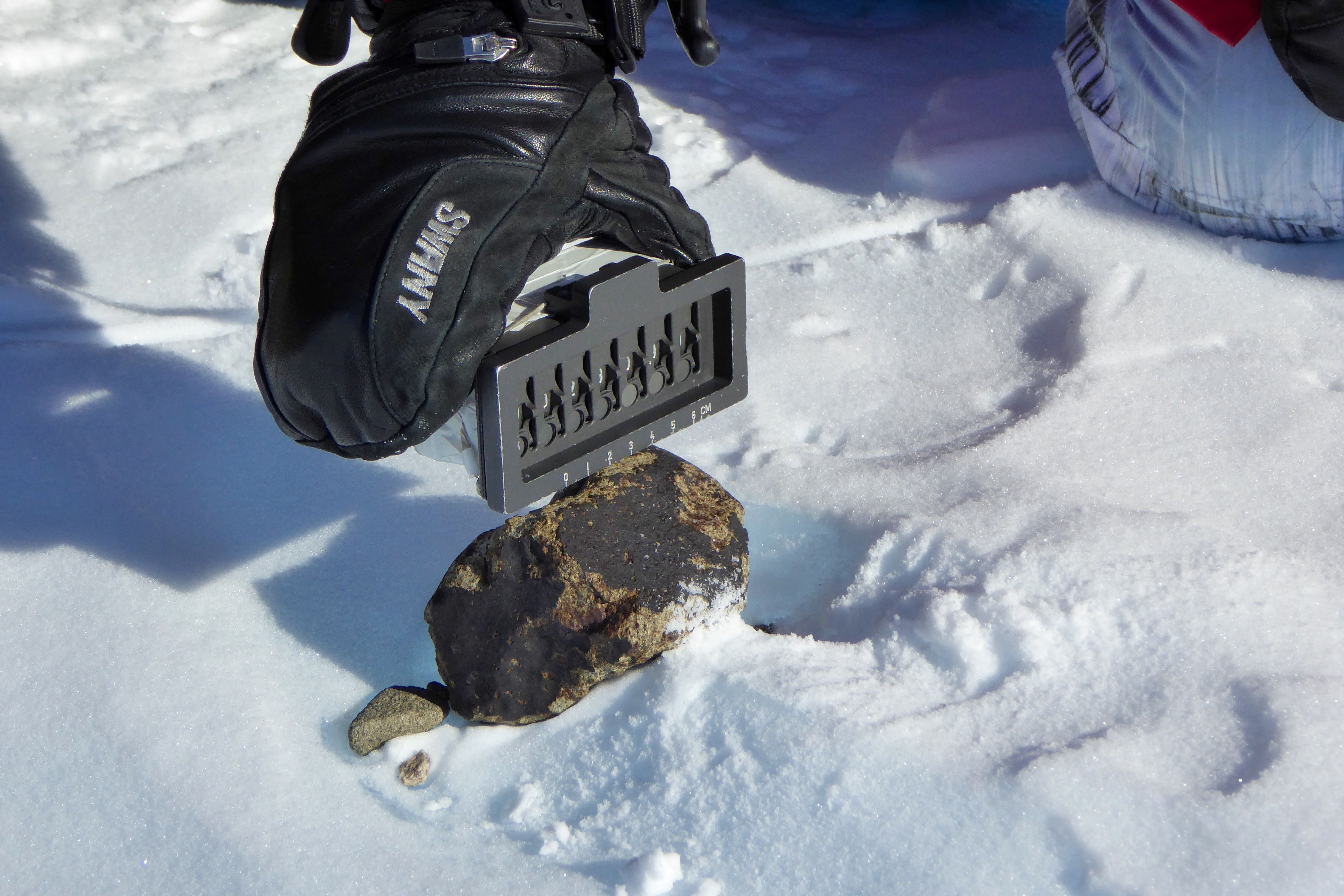 Meteoritos en la Antártica