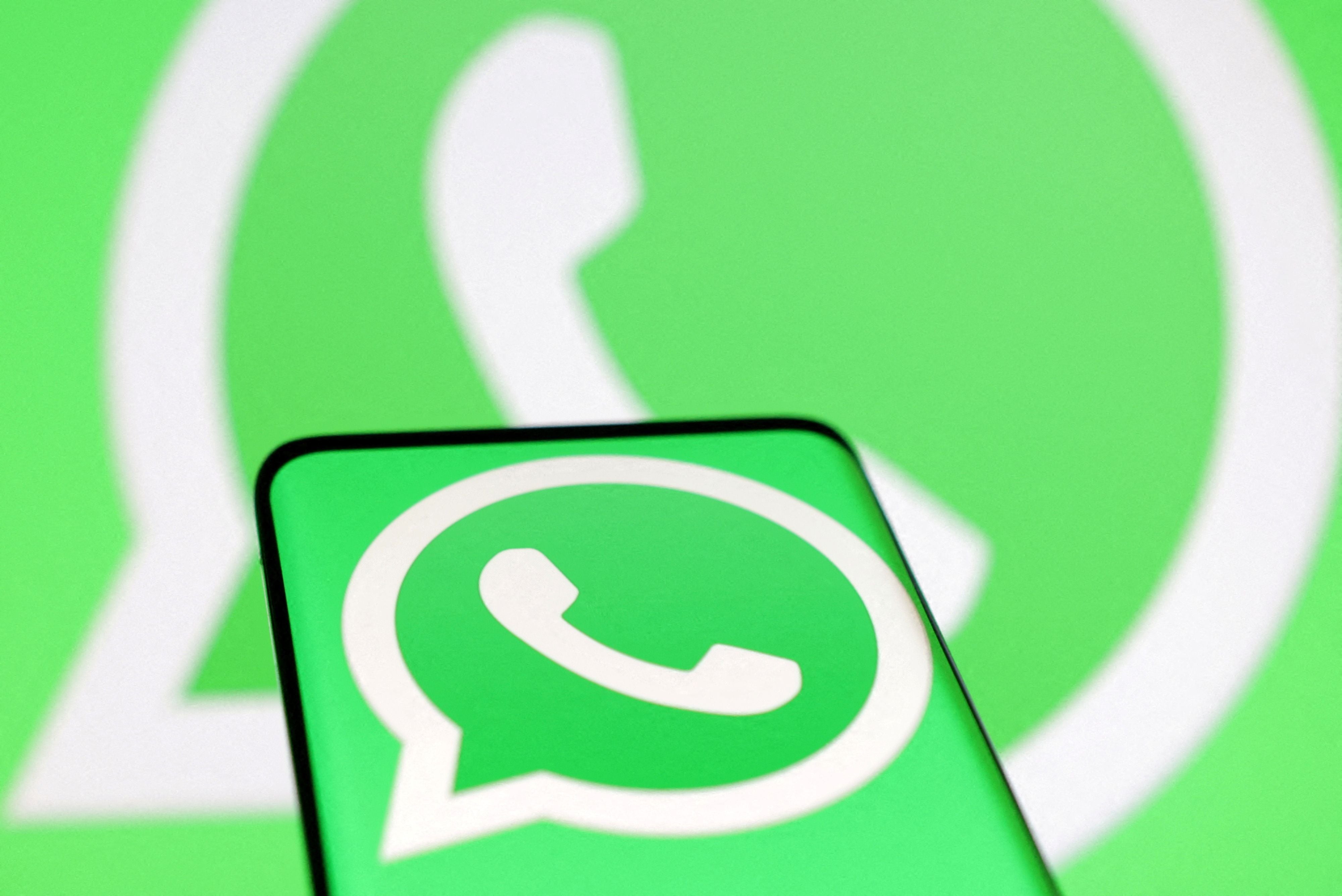 FILE PHOTO: Illustration shows Whatsapp logo