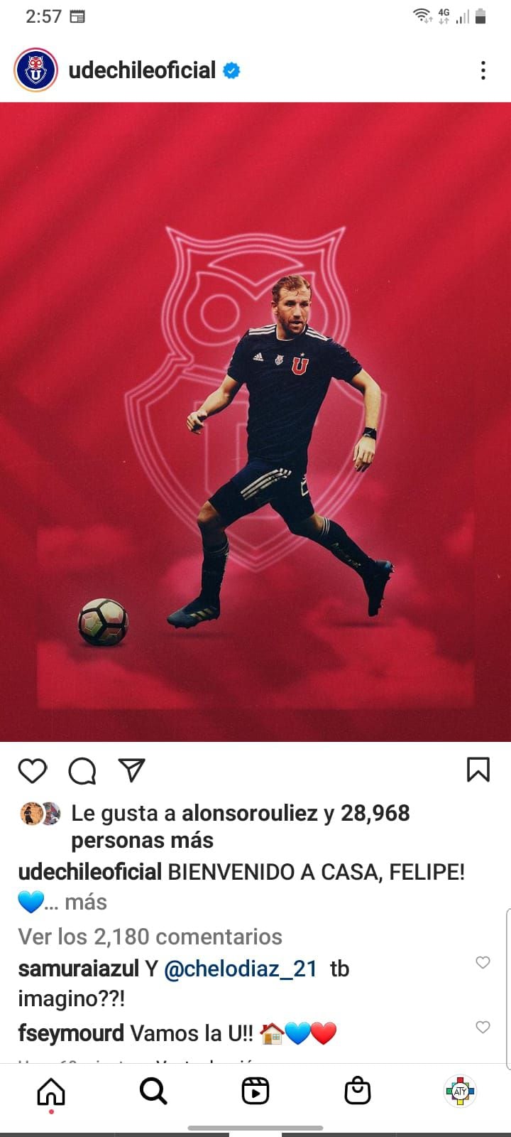 insta johnny pide a díaz