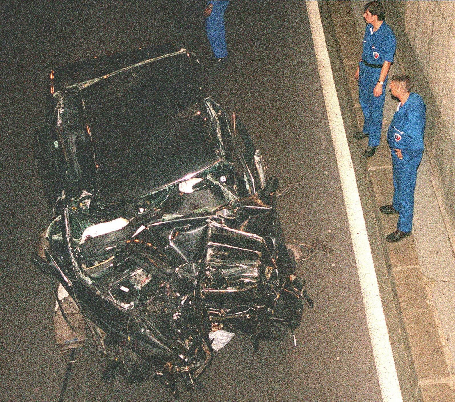 Auto en que viajaba Diana de Gales, el día de su muerte.