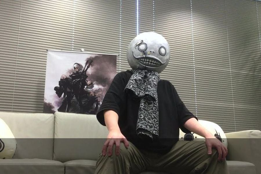 NieR Automata Creator Yoko Taro Lost Her Iconic Mask At Anime Expo