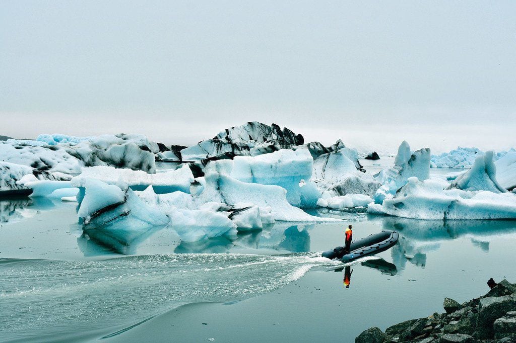 UN News/Laura Quiñones El lago de glaciares Jökulsárlón en Islandia continúa creciendo a medida que el glaciar con el mismo nombre se derrite.