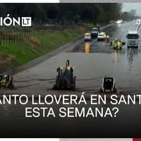 Sistema frontal: ¿Cuánto lloverá en Santiago esta semana?