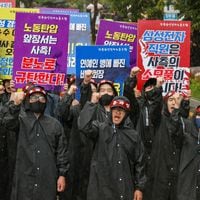 El mayor sindicato de Samsung Electronics va a huelga en Corea del Sur para exigir alzas salariales