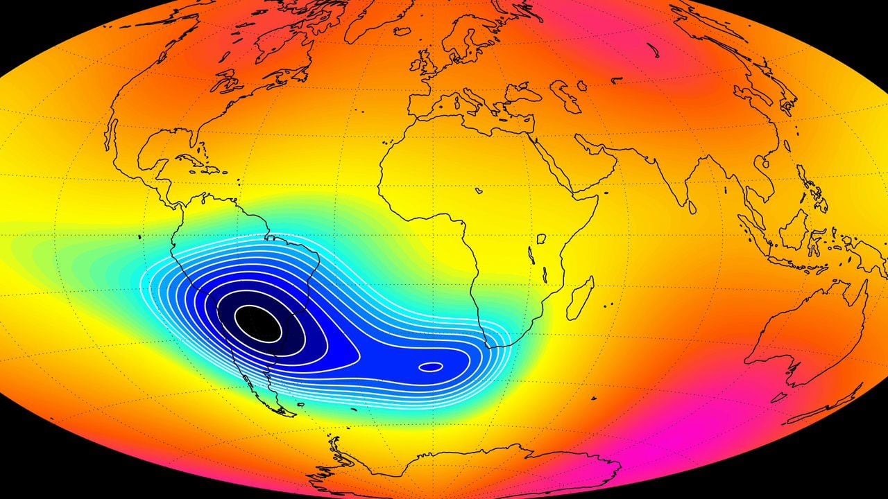 La misteriosa Anomalía del Atlántico Sur, que atraviesa Chile, está “creciendo” según informe