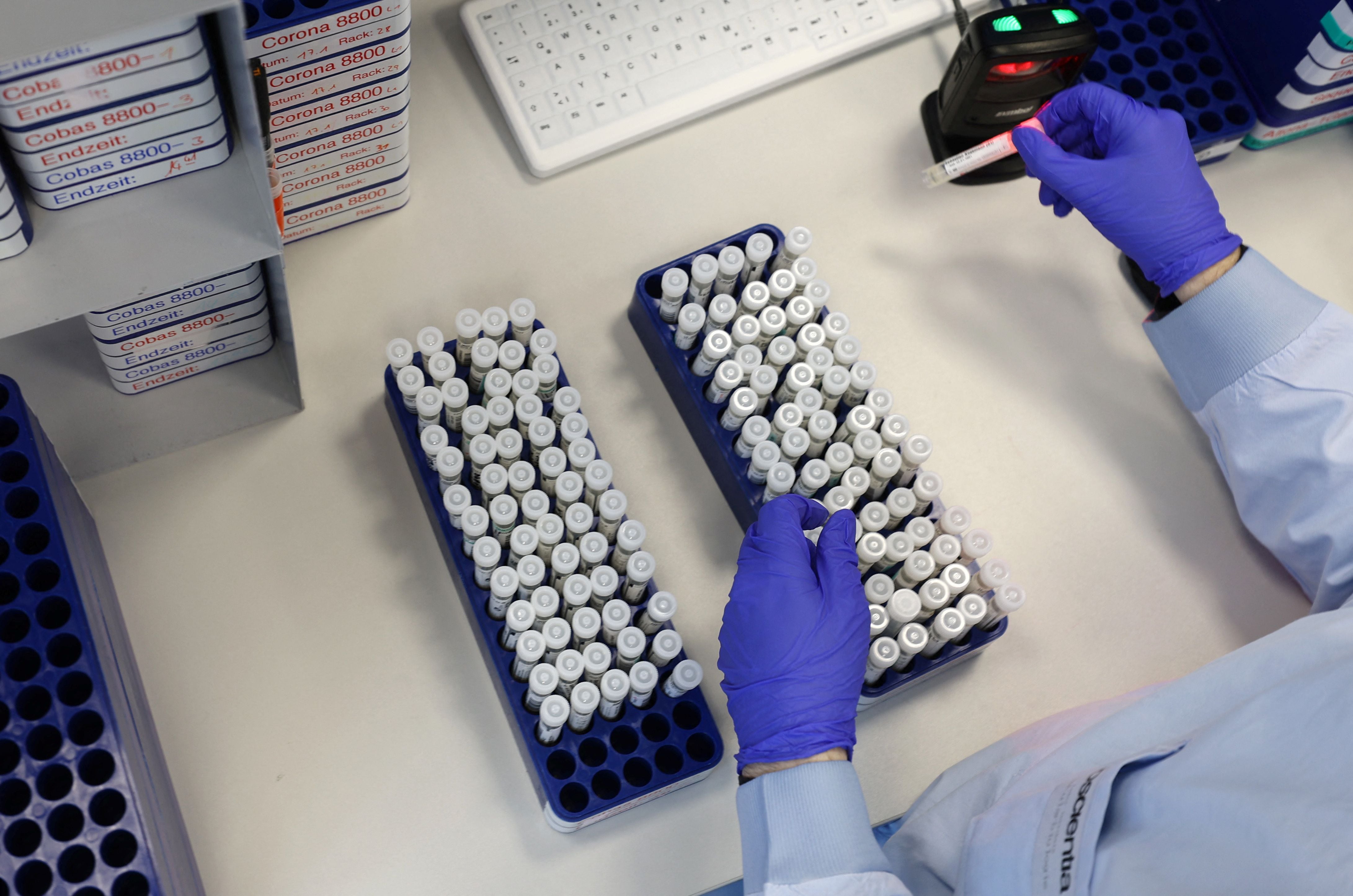 Bioscientia PCR test facilities are busy as the spread of COVID-19 continues in Ingelheim