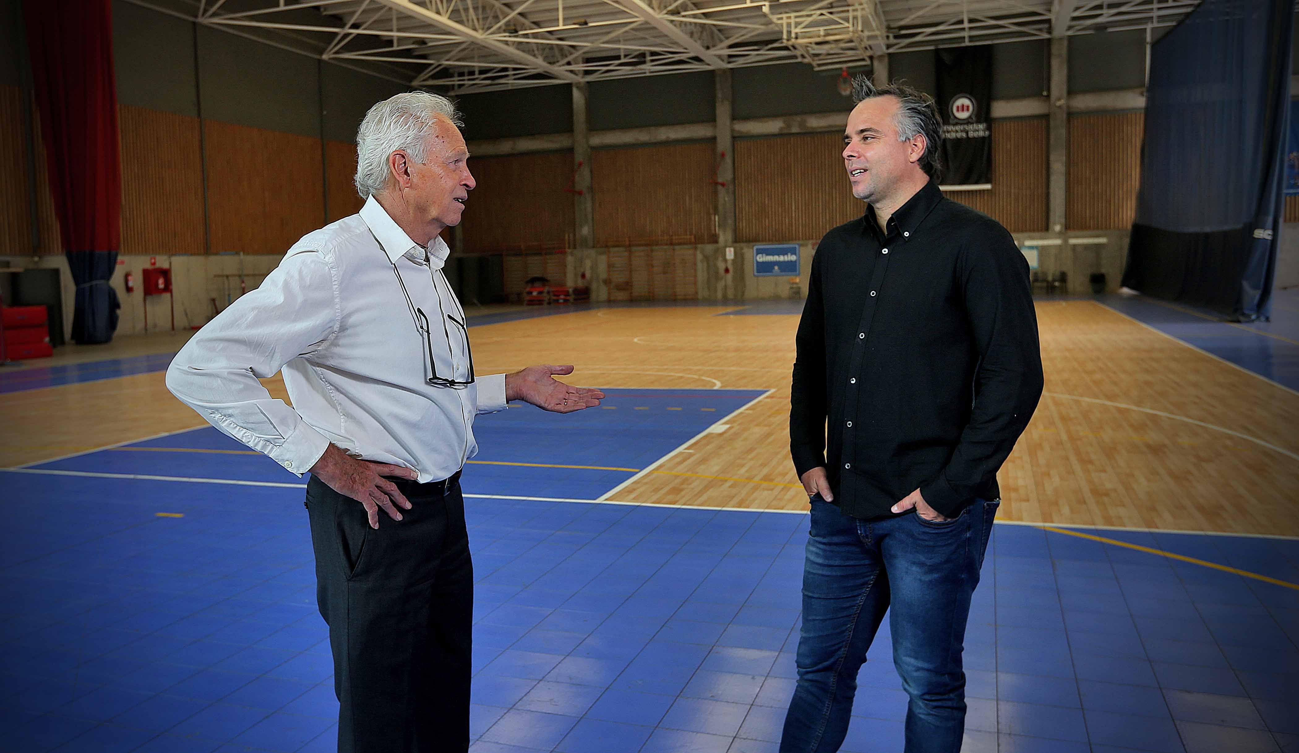 Jaime Fillol con Fernando Gonzalez