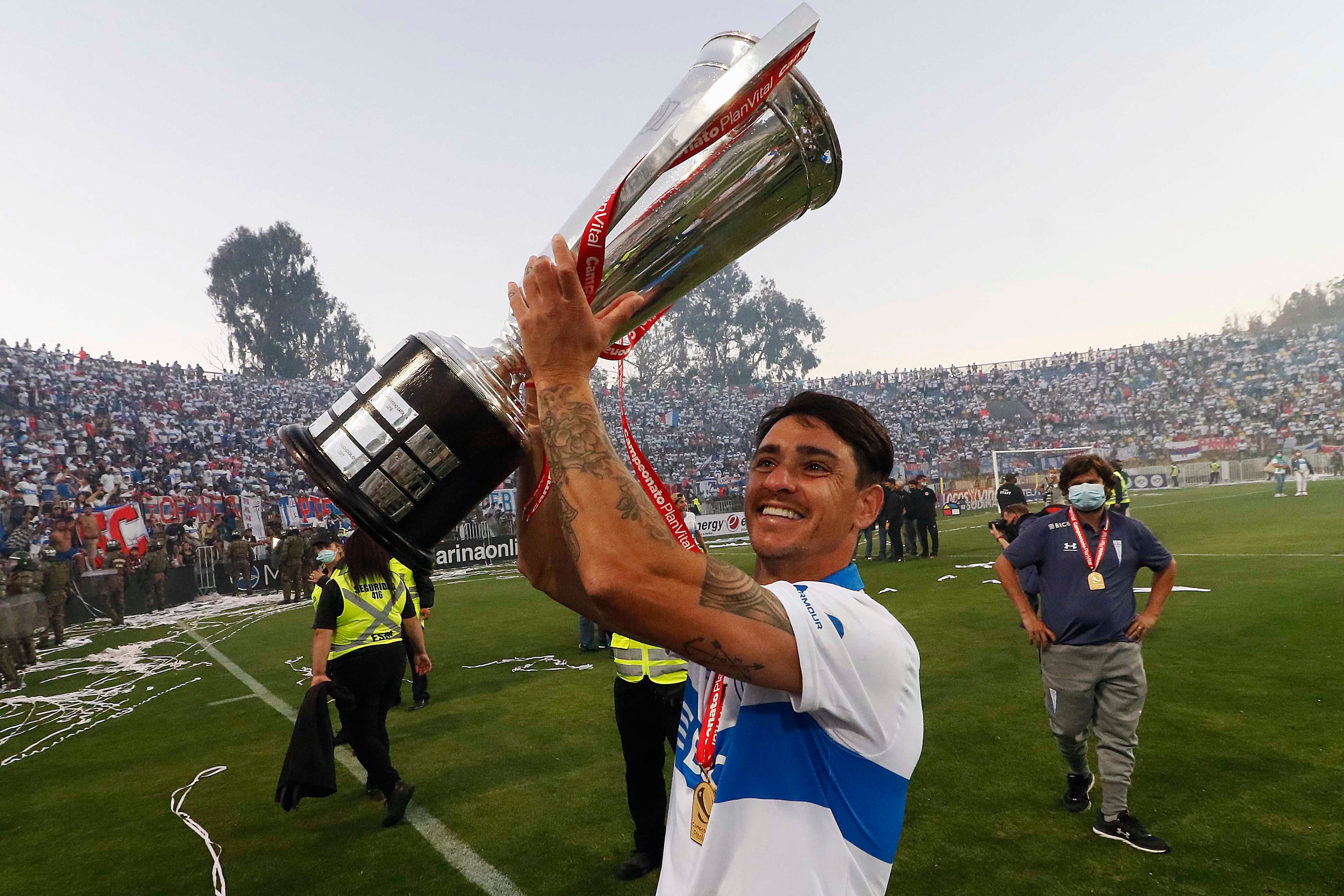 Fernando Zampedri fue clave en el tetracampeonato de Universidad Católica, que este año va por un histórico pentacampeonato.