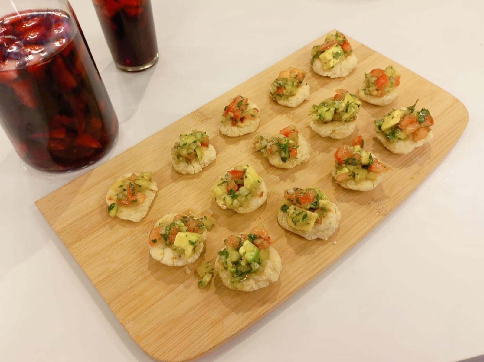 churrascas con pebre y borgoña