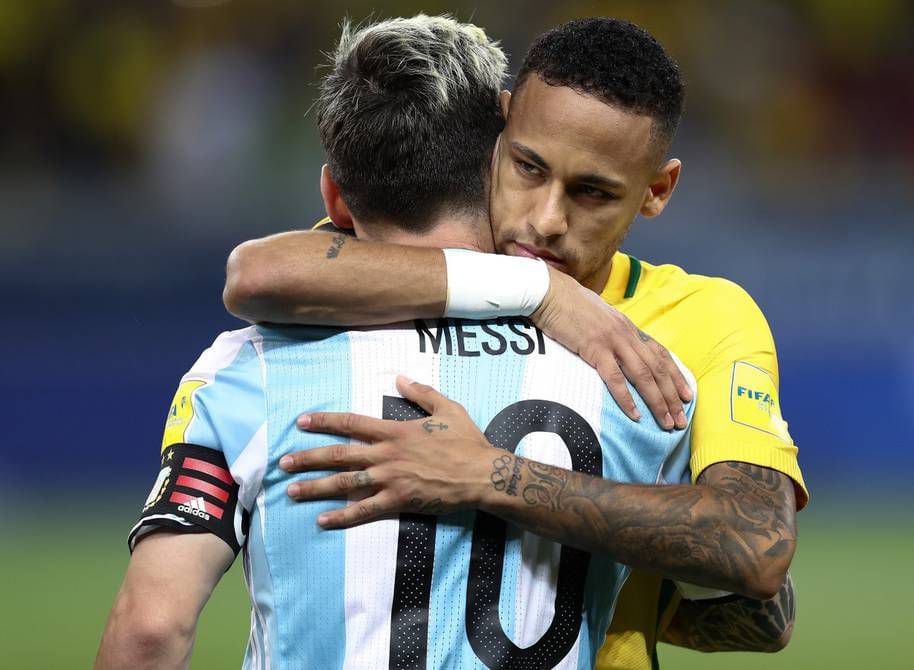 Neymar y Messi